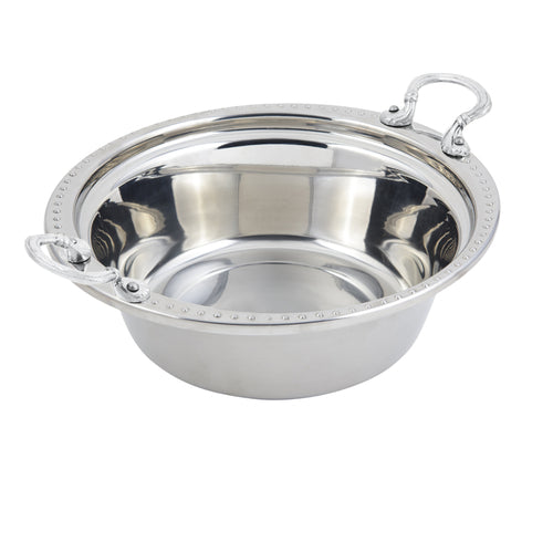 Bon Chef 5356HRSS 4-Qt Casserole Steamtable Dish W/ Round Stainless Handle, Bolero-cityfoodequipment.com