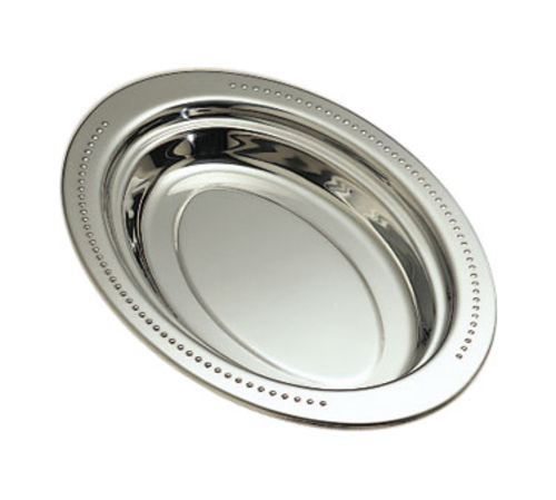 Bon Chef 5388 2.5-Qt Full Oval Food Pan, 2" Deep, Bolero, Stainless-cityfoodequipment.com