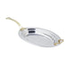 Bon Chef 5388HL 2.5-Qt Full Oval Food Pan W/ Long Handle, 2" Deep, Bolero-cityfoodequipment.com