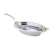 Bon Chef 5399HL Full Oval Food Pan, Long Handle, 3 1/2" Deep, Heavy Gauge Stainless-cityfoodequipment.com