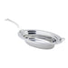 Bon Chef 5399HLSS Full Oval Food Pan, Long Stainless Handle, 3 1/2" Deep, Heavy Gauge-cityfoodequipment.com