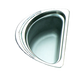 Bon Chef 5402 1/2 Oval Food Pan, 4 1/2" Deep, Laurel, Stainless-cityfoodequipment.com