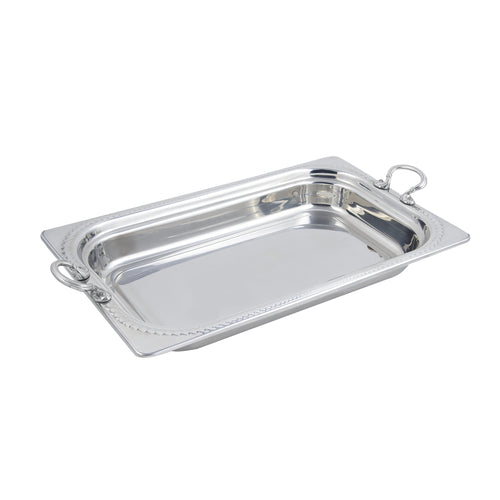 Bon Chef 5408HRSS Full Size Steam Pan, Stainless-cityfoodequipment.com