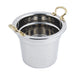 Bon Chef 5411HR Soup Tureen W/ Round Handle, 8 1/4" Deep, Laurel, Stainless-cityfoodequipment.com
