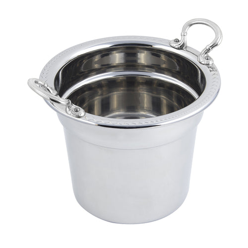 Bon Chef 5411HRSS Soup Tureen W/ Round Stainless Handle, 8 1/4" Deep, Laurel-cityfoodequipment.com