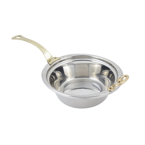 Bon Chef 5456HL 4-Qt Casserole Steamtable Dish W/ Long Handle, Laurel-cityfoodequipment.com
