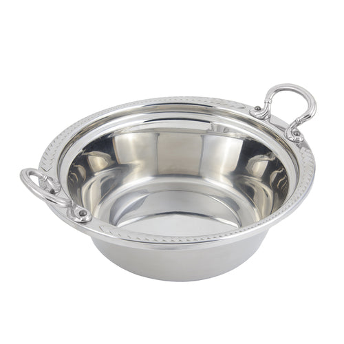 Bon Chef 5456HRSS 4-Qt Casserole Steamtable Dish W/ Round Stainless Handle, Laurel-cityfoodequipment.com