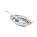 Bon Chef 5499HL Full Oval Food Pan, Long Handle, Heavy Gauge High Polish, Laurel-cityfoodequipment.com