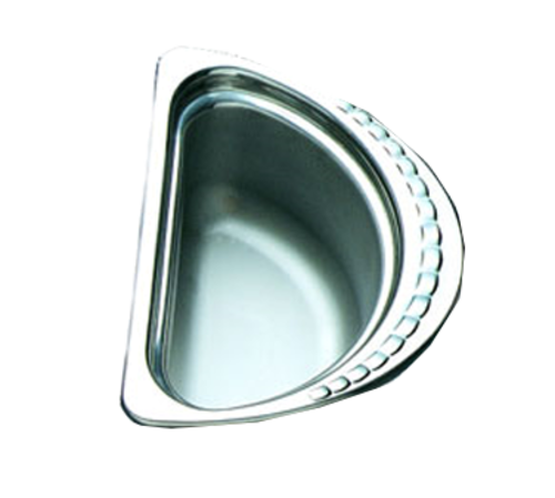 Bon Chef 5602 1/2 Oval Food Pan, 4 1/2" Deep, Stainless-cityfoodequipment.com