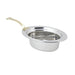 Bon Chef 5603HL 3.75-Qt Oval Food Pan W/ Long Handle, 4.5" Deep, Stainless-cityfoodequipment.com