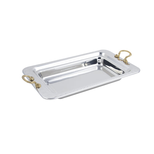 Bon Chef 5606HR 1 Gallon Food Pan W/ Round Handle, 2 1/4" Deep, Stainless-cityfoodequipment.com
