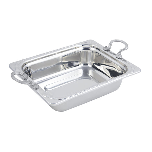 Bon Chef 5609HRSS 1/2 Size Food Pan W/ Round Stainless, 2 3/4" Deep,-cityfoodequipment.com