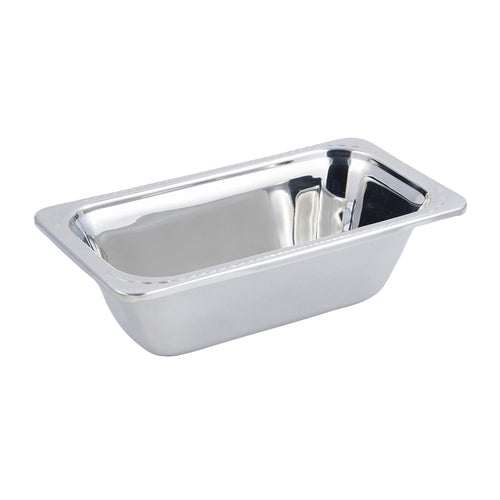 Bon Chef 5613 1/3-Size Food Pan, 4" Deep, Arches, Stainless Steel-cityfoodequipment.com
