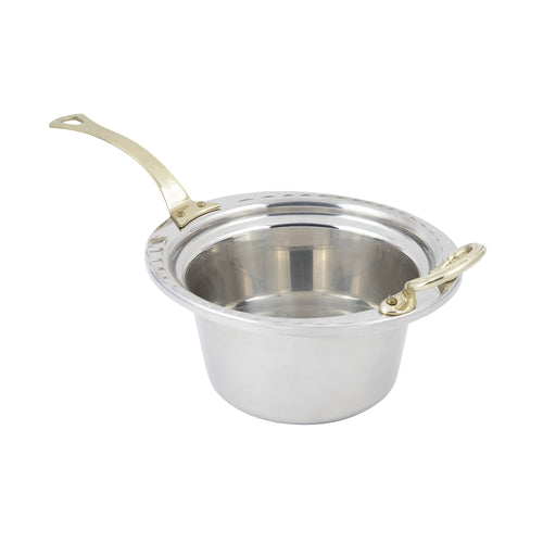 Bon Chef 5650HL 2-Qt Casserole Steamtable Dish W/ Long Handle, Arches, Stainless-cityfoodequipment.com