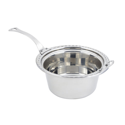 Bon Chef 5660HLSS 5-Qt Casserole Steamtable Dish W/ Long Stainless Handle, Arches-cityfoodequipment.com