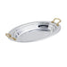 Bon Chef 5688HR 2.5-Qt Full Oval Food Pan W/ Round Handle, Arches, Stainless-cityfoodequipment.com