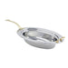 Bon Chef 5699HL 6.1-Qt Oval Food Pan, 3.5" Deep, Long Handle, Arches, Heavy Gauge Stainless-cityfoodequipment.com