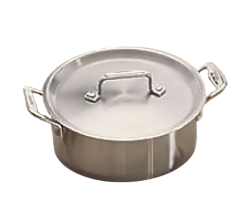 Bon Chef 60000 3 Qt Round Cucina Casserole Dish - Stainless Steel, Silver-cityfoodequipment.com