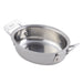 Bon Chef 60028 20 Oz. Oval, Cucina Casserole Dish, 18/8 Stainless-cityfoodequipment.com