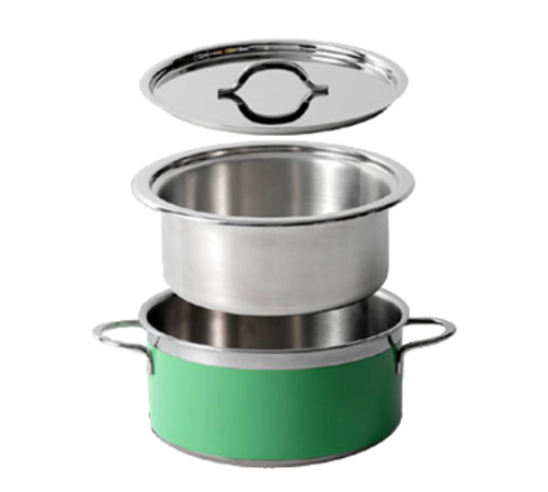 Bon Chef 60303I Insert Pan For Enameled Tri-Ply Braiser 60303, Stainless-cityfoodequipment.com