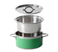Bon Chef 60303I Insert Pan For Enameled Tri-Ply Braiser 60303, Stainless-cityfoodequipment.com
