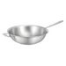 Bon Chef 60005 10 3/8" Stainless Stir Fry Pan - Induction Ready-cityfoodequipment.com