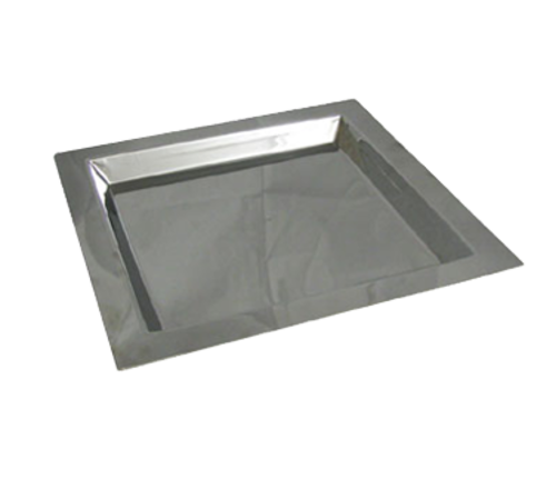 Bon Chef 61362 11" Square Tray, Stainless-cityfoodequipment.com