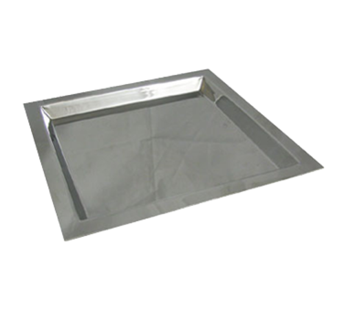 Bon Chef 61364 15" Square Tray, Stainless-cityfoodequipment.com