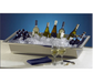 Bon Chef 61284 34.9" Rectangle Double Wall Beverage Tub, Stainless-cityfoodequipment.com