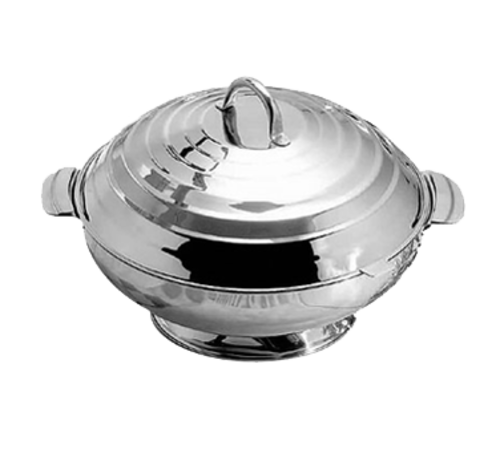 Bon Chef 61209 13 3/5" Round Insulated Hotpot Server W/ Locking Lid, Stainless-cityfoodequipment.com