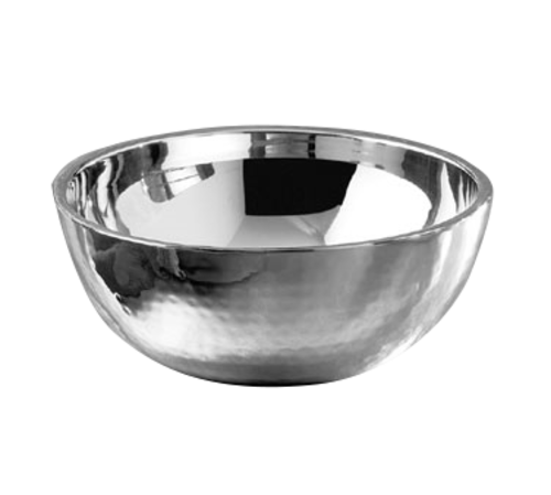 Bon Chef 61258 1 1/4 Qt Double Wall Bowl, Stainless W/ Hammered Finish-cityfoodequipment.com