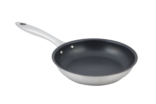 Bon Chef 61275 8 1/4" Non Stick Steel Frying Pan W/ Solid Metal Handle-cityfoodequipment.com