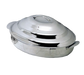 Bon Chef 61279 23 1/4" Oval Insulated Server W/ Locking Lid, Stainless-cityfoodequipment.com