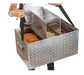 Bon Chef 61290 Hot Dog Hawker Server - (2)1/6 And (1)1/3 Size Food Pans, Aluminum-cityfoodequipment.com