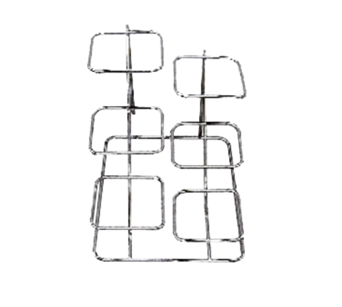 Bon Chef 7011LSS Low Side Condiment Display Stand For (3) 9110, Stainless Steel-cityfoodequipment.com