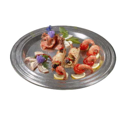Bon Chef 9312 13 1/2" Round Plate, Stainless-cityfoodequipment.com