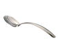 Bon Chef 9458HF 13 1/2" Serving Spoon - Slotted, Hammer Finish, 18/8 Stainless-cityfoodequipment.com