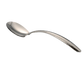 Bon Chef 9457HF 13 1/2" Serving Spoon - 2 Oz, Hammer Finish, 18/8 Stainless-cityfoodequipment.com