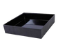 Bon Chef 9324BLACK 11 1/4" Cold Wave Underliner - Black-cityfoodequipment.com