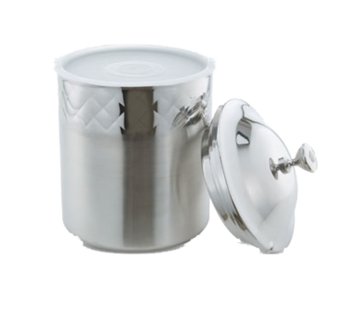 Bon Chef 9321DI 3 Gal Cold Wave Ice Cream Container - Triple Wall, Stainless-cityfoodequipment.com