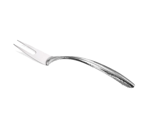 Bon Chef 9455HF 14" Banquet Serving Fork - Hammer Finish, 18/8 Stainless-cityfoodequipment.com