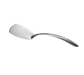 Bon Chef 9459HF 14 3/4" Serving Turner - Solid, Hammer Finish, 18/8 Stainless-cityfoodequipment.com