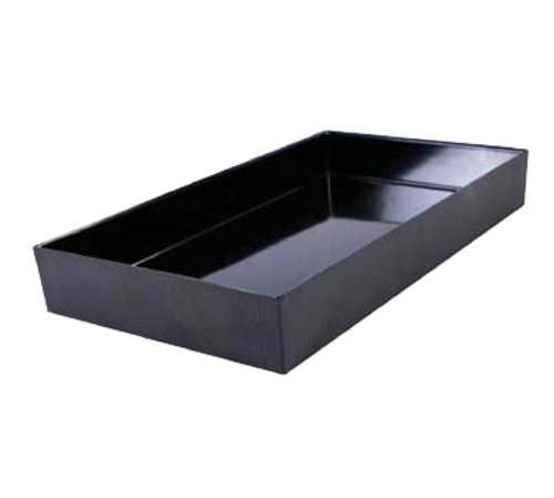 Bon Chef 9325BLACK 11.50" Cold Wave Underliner - Black-cityfoodequipment.com