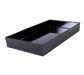 Bon Chef 9325BLACK 11.50" Cold Wave Underliner - Black-cityfoodequipment.com