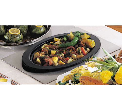 Bon Chef 966010 Full Size Tile Tray W/ Cutout For 5288HR Or 5299HR, Stainless Steel-cityfoodequipment.com