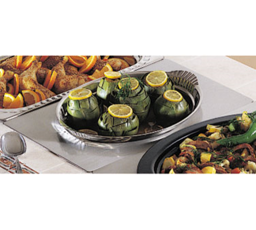 Bon Chef 966015 Full Size Tile Tray W/ Cutout For 2278, Stainless Steel-cityfoodequipment.com