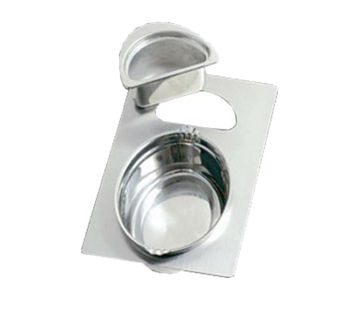 Bon Chef 966020 Full Size Tile Tray W/ Cutout For (1) 2284 & (1) 5202, Stainless Steel-cityfoodequipment.com