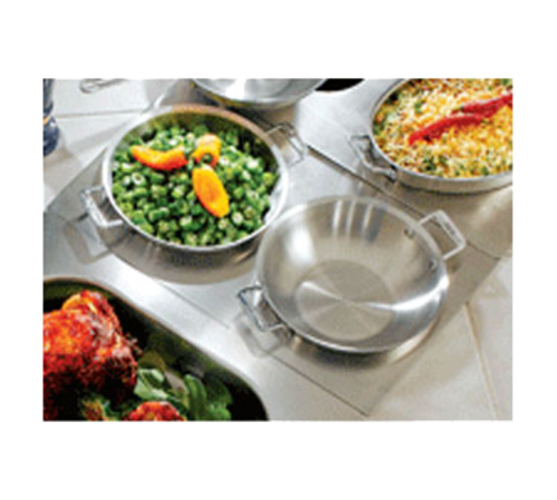 Bon Chef 966051 Custom Cut Tile Tray W/ Cutouts For (2) 60014, Stainless-cityfoodequipment.com