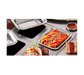 Bon Chef 966053 Custom Cut Tile Tray W/ Cutouts For (2) 5220, Stainless-cityfoodequipment.com
