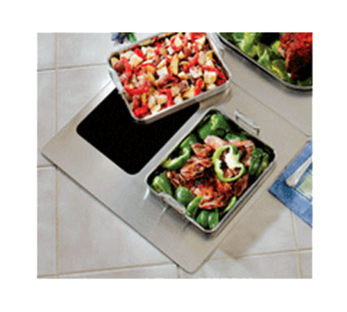 Bon Chef 966150 Custom Cut Tile Tray W/ Cutouts For (2) 60013, Stainless-cityfoodequipment.com